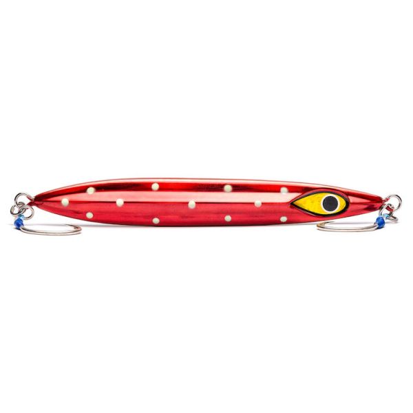 Mustad Rip Roller Slow Fall Vertical Jig - 200g - Lumo Polkadot