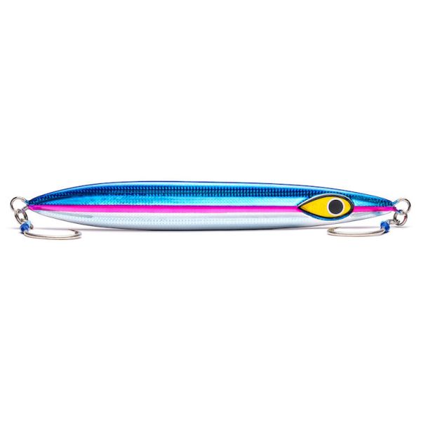 Mustad Rip Roller Slow Fall Vertical Jig - 200g - Silver/Pink/Blue