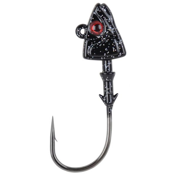 Mustad SD824 Elite Shad/Darter Jig Head Lure 1/2oz Black