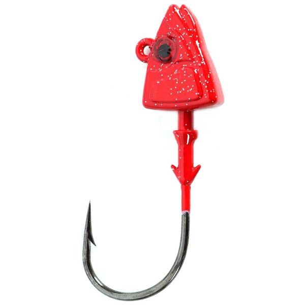 Mustad SD824 Elite Shad/Darter Jig Head Lure 1/2oz Red