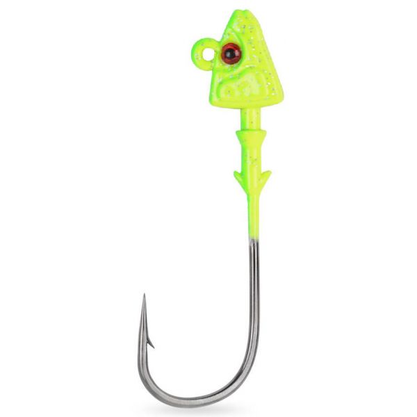 Mustad SD840 Elite Shad/Darter Jig Head Lure 1/2oz Chartreuse