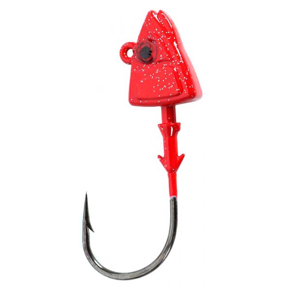 Mustad SD840 Elite Shad Darter Jig Head Lure 1oz Red