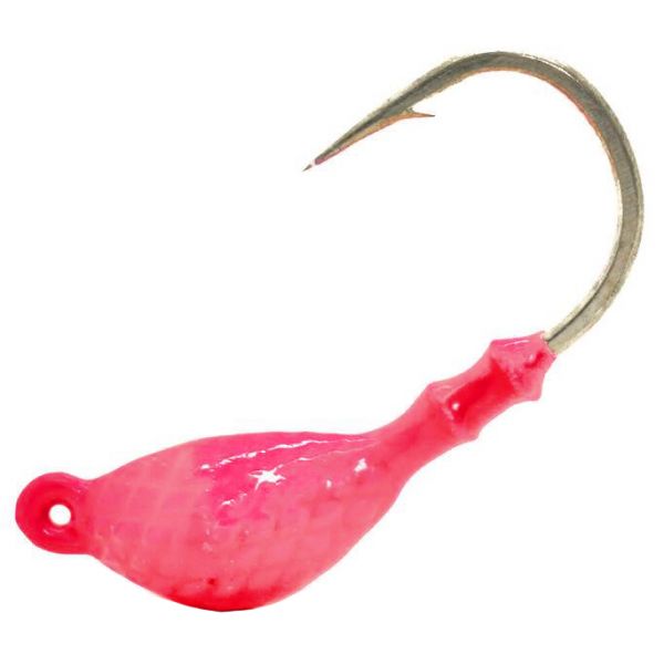 Mustad SH824 Shrimp Jig Head Lure 1/2oz Dark Pink