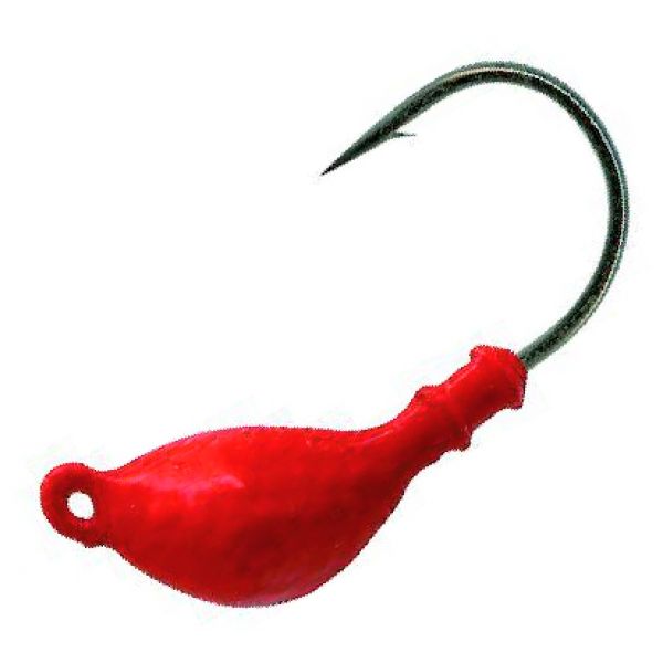 Mustad SH824 Shrimp Jig Head Lure 1/2oz Red