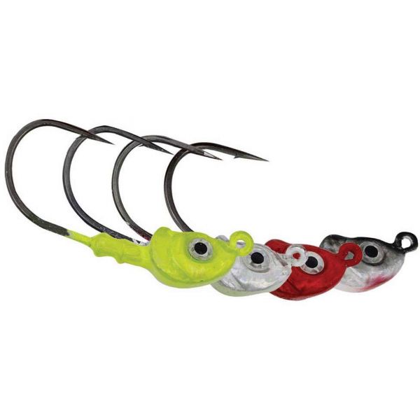 Mustad SSD786 Inshore Darter Jig Head Lure 1/16oz Chartruese