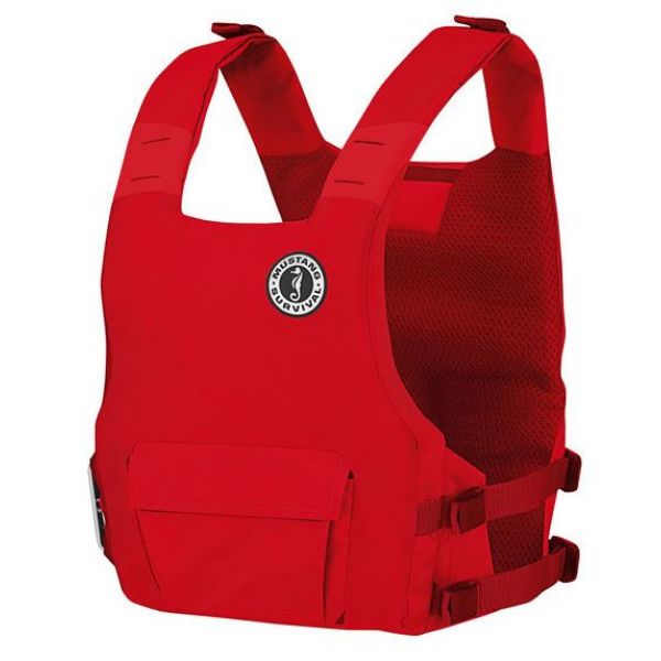 Mustang Khimera Hybrid Dual Flotation PFD Vest - Red