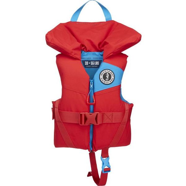 Mustang Lil Legend Child PFD Vest - Imperial Red