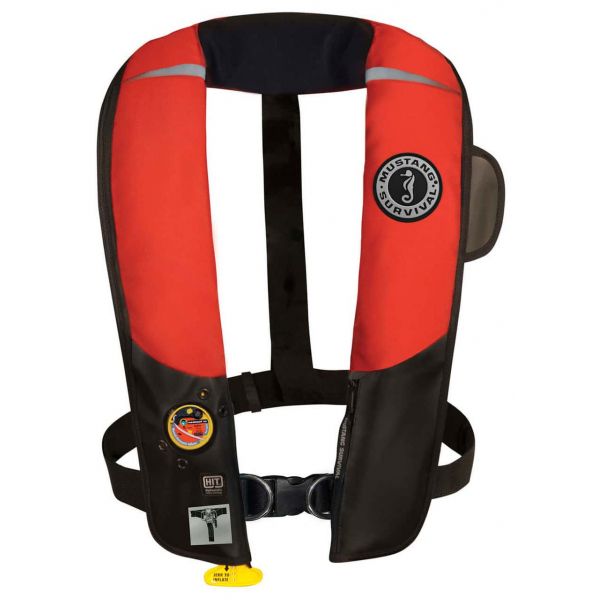 Mustang MD3184/02 HIT Inflatable Automatic PFD w/ Harness Red/Black