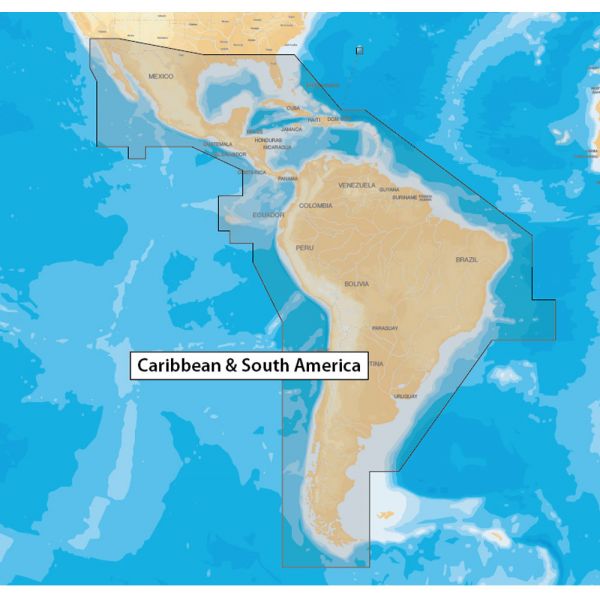 Navionics+ CF/NAV+3XG Caribbean & South America - CF