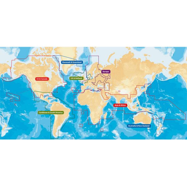 Navionics+ CF/NAV+W 2GB Flexible Coverage World Wide Coverage - CF