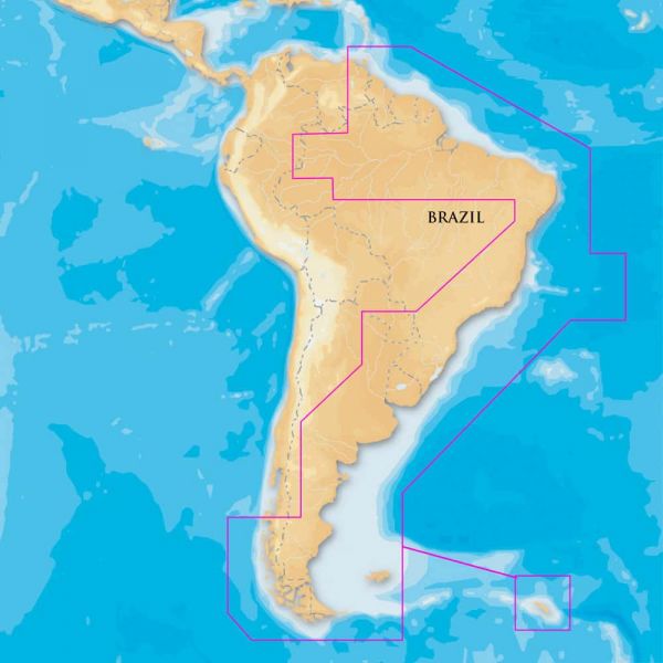 Navionics MSD/909P-2 Platinum+ - South America East - microSD/SD