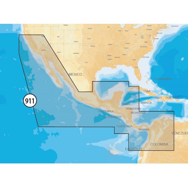 Navionics MSD/911P-2 Platinum+ - Mexico/Central America - microSD/SD