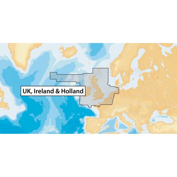 Navionics+ MSD/NAV+28XG/ROW UK Ireland & Holland - microSD