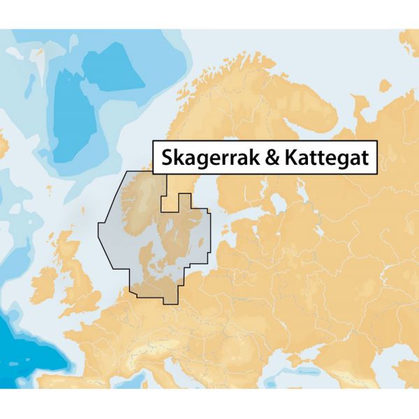 Navionics+ MSD/NAV+45XG/ROW Skagerrak & Kattegat - microSD