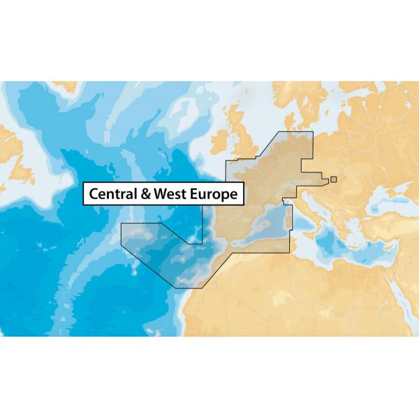 Navionics+ MSD/NAV+46XG/ROW Central & West Europe - microSD