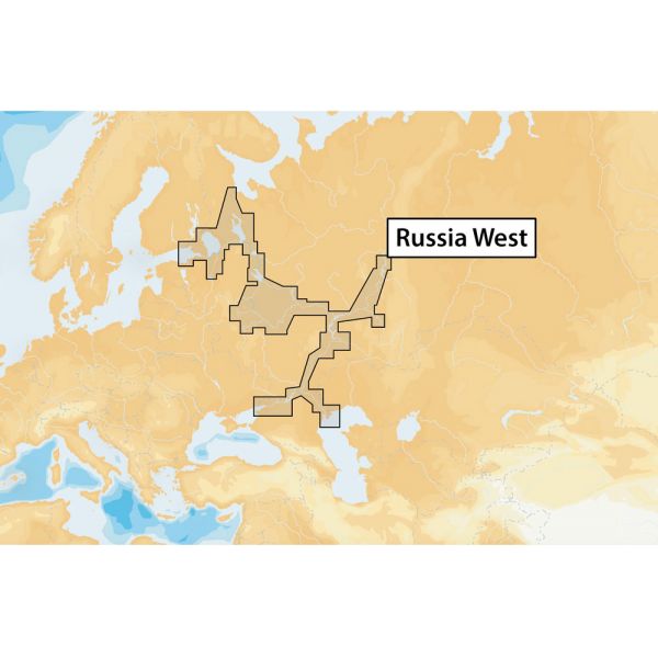 Navionics+ MSD/NAV+52XG/ROW Russia West - microSD