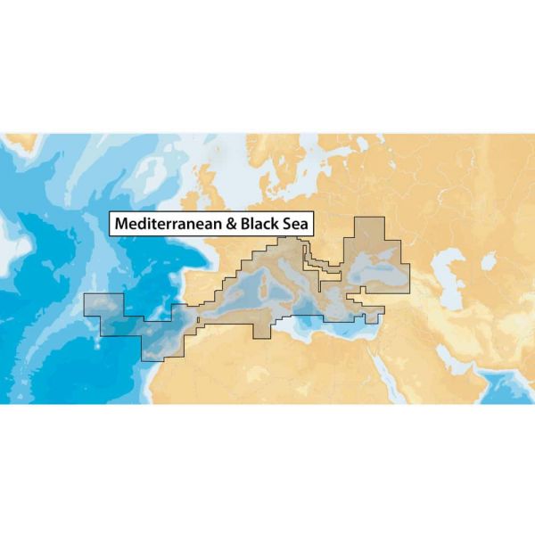 Navionics MSD/NAV+43XG/ROW Mediterranean & Black Sea - microSD