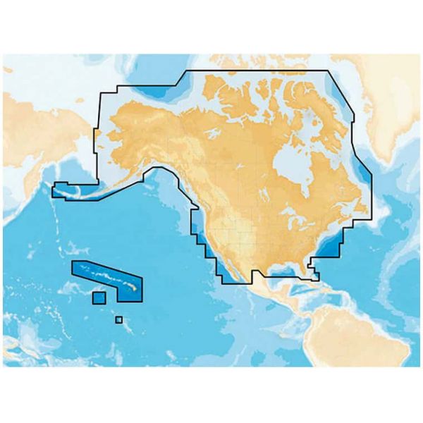 Navionics MSD/NAVPLUSNI Preloaded USA/Canada Marine & Lakes - microSD