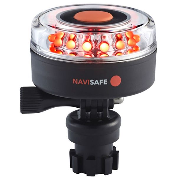 Navisafe Navilight All RED 360 Degree 2NM w/ Navimount Base