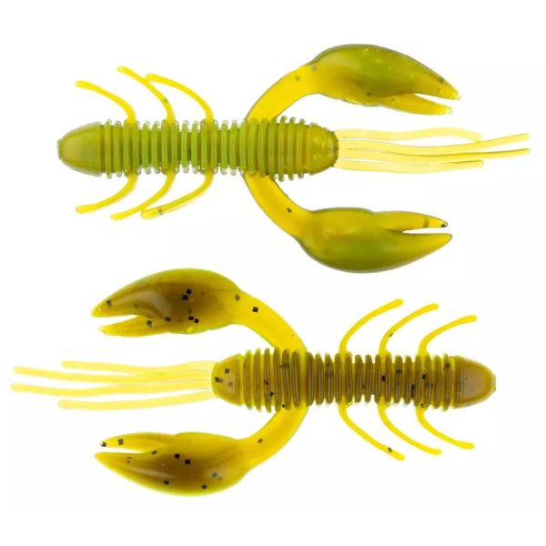 NetBait BaitFuel Zaga Craw - Green Pumpkin Chartreuse