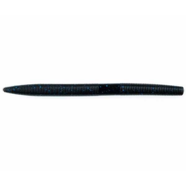 NetBait BaitFuel Ion Worm - 5in - Blue Black Flake