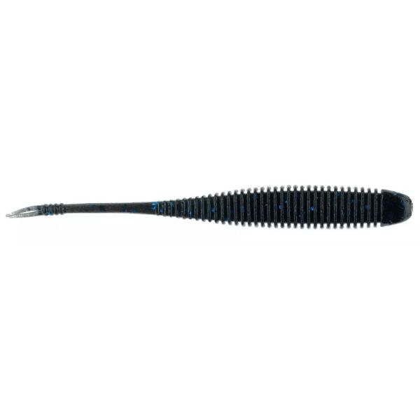 NetBait BaitFuel Flat Sided Shad - 3.5in - Black Blue Flake