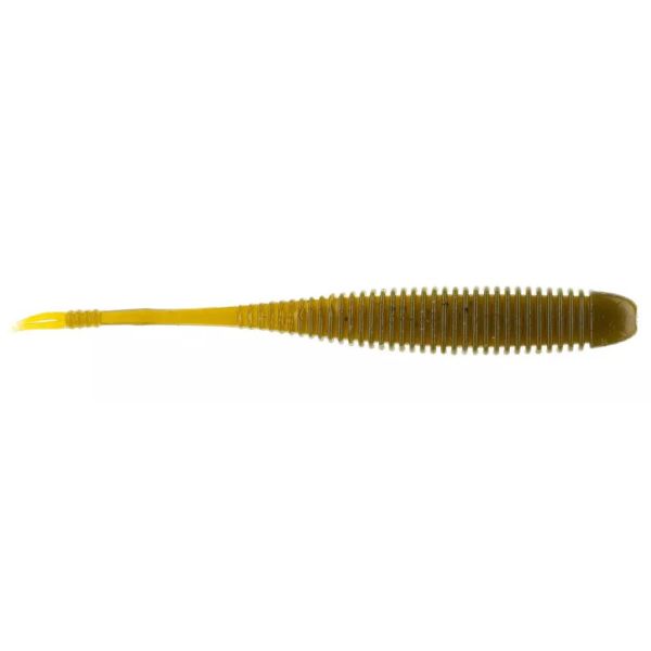 BaitFuel Flat Sided Shad - 5.5in - Green Pumpkin