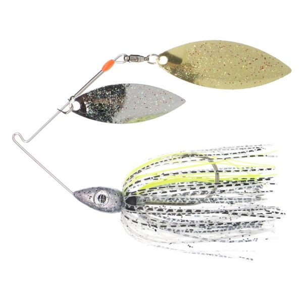 Nichols Pulsator Metal Flake DW Spinnerbait - 1/2oz - Bombshell Bass