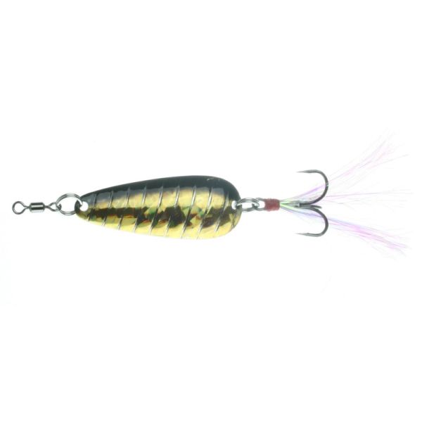 Nichols Lures Mojo Flutter Spoon - 1/2oz - Golden Shiner