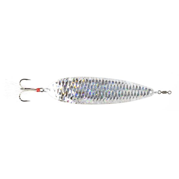 Nichols Lures Ben Parker Mini Magnum Spoon - 6.5in - Shattered Glass Silver