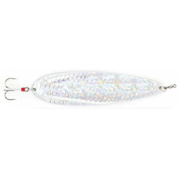 Nichols Lures Ben Parker Magnum Spoon - 8in - Shattered Glass Silver