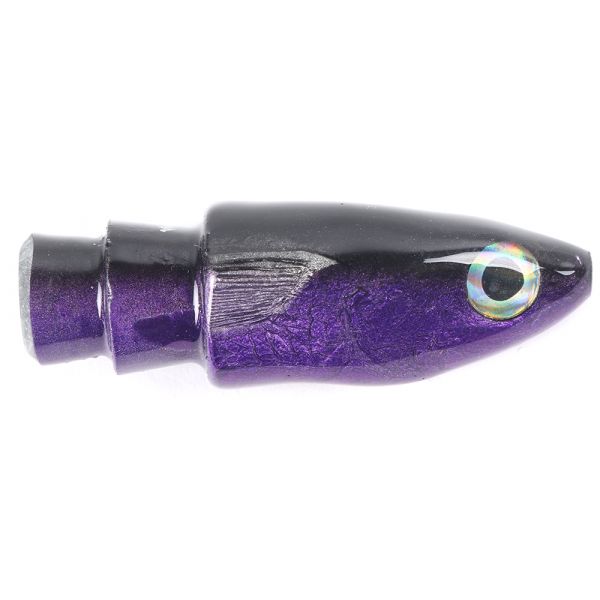 Niiyama Flying Fish (Malolo) Heads Only - 5in Black/Purple