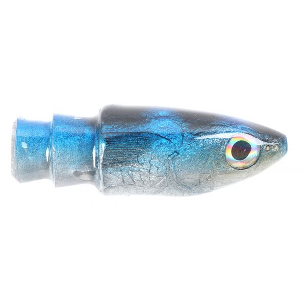 Niiyama Flying Fish (Malolo) Heads Only - 5in Blue Silver Black Strip