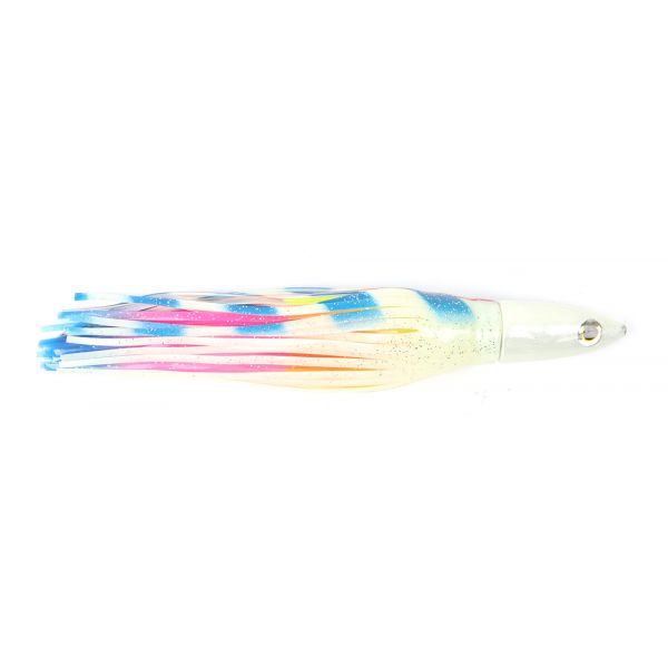 Niiyama Lures Mackerel (Opelu) Trolling Head with Skirt - 5in Lumo