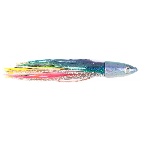 Niiyama Lures Mackerel (Opelu) Trolling Head with Skirt - 5in Natural