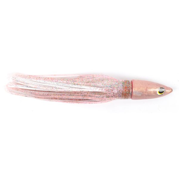 Niiyama Lures Mackerel (Opelu) Trolling Head with Skirt - 5in Pink