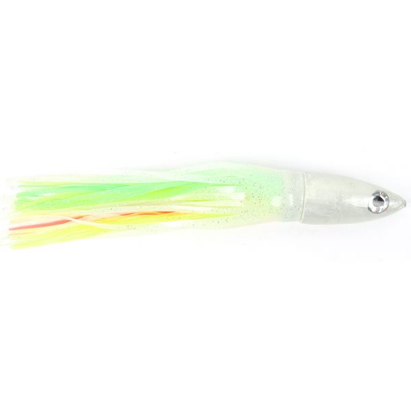 Niiyama Lures Mackerel (Opelu) Trolling Head with Skirt - 7in Lumo