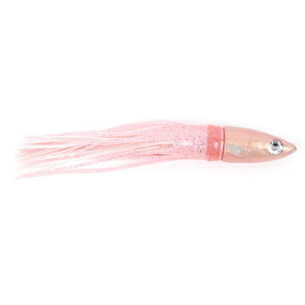 Niiyama Lures Mackerel (Opelu) Trolling Head with Skirt - 7in Pink