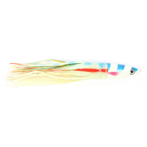 Niiyama Lures Mackerel (Opelu) Trolling Head with Skirt - 9in Lumo