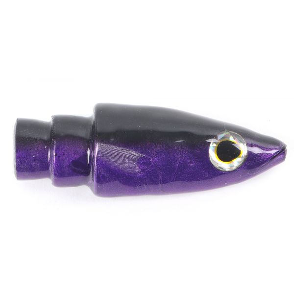 Niiyama Mackerel (Opelu) Heads Only - 5in Black/Purple