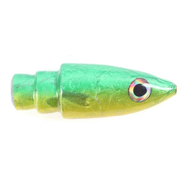 Niiyama Mackerel (Opelu) Heads Only - 5in Green/Yellow