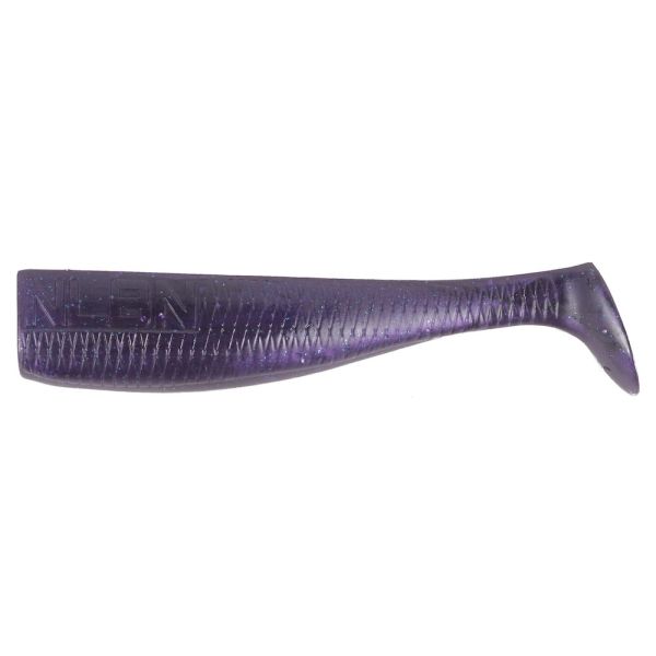 No Live Bait Needed (NLBN) Paddle Tail Swimbait - 5'' - Purple Haze