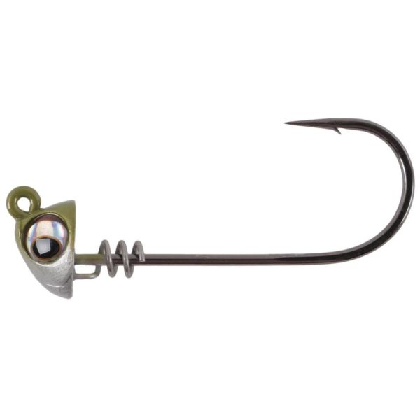 No Live Bait Needed Screwlock Jigheads - 8