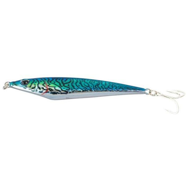 Nomad Design Ridgeback Long Cast Jig - 100g - Silver Green Mackerel