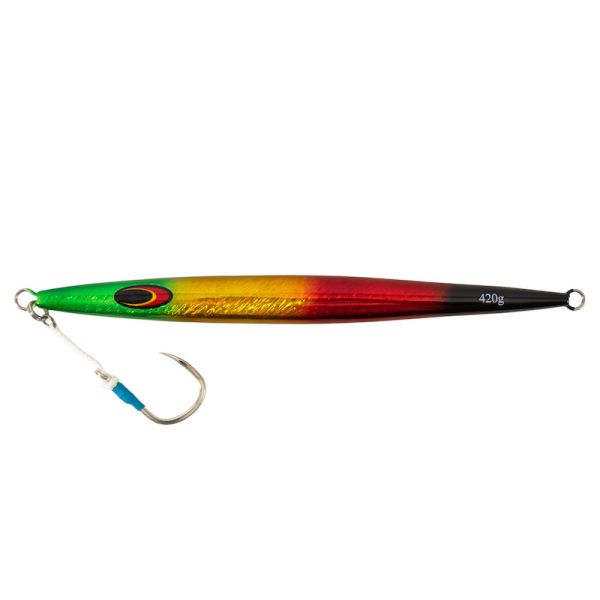 Nomad Design Streaker Jigs - 420g - Rasta Glow