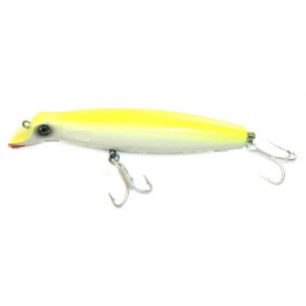 Northbar Tackle Jr. Bottle Darter Lure - Fluorescent Yellow/White