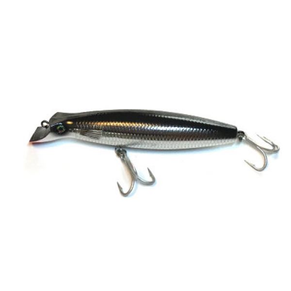 Northbar Tackle Jr. Bottle Darter Lure - Black/Gold Chrome