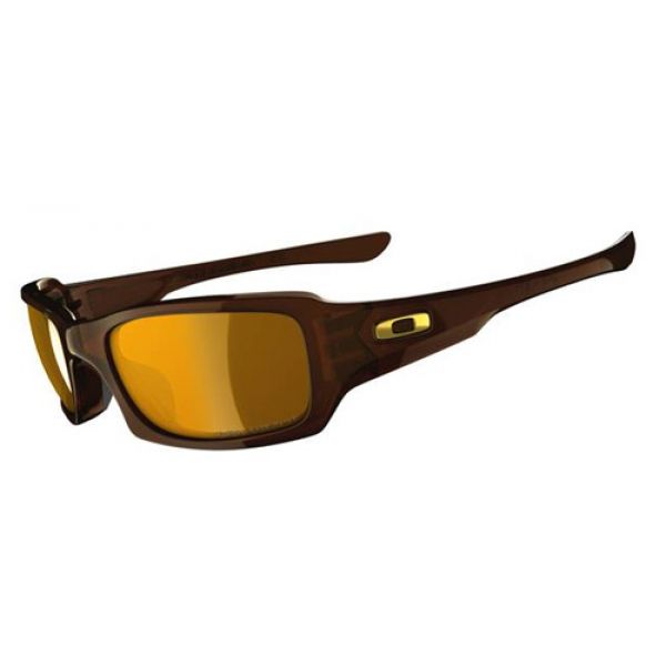 Oakley Fives Squared Sunglasses Plshd Rootbeer/Brnz Polarized