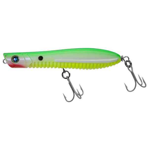 Ocean Born 18038 Flying Pencil Sinking Lure - Lime Glow Chart.