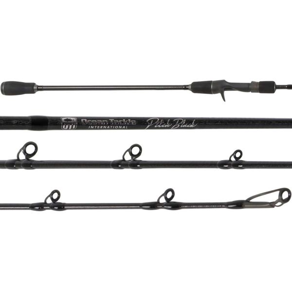 Ocean Tackle International OTI-PB63400C Pitch Black Conventional Rod